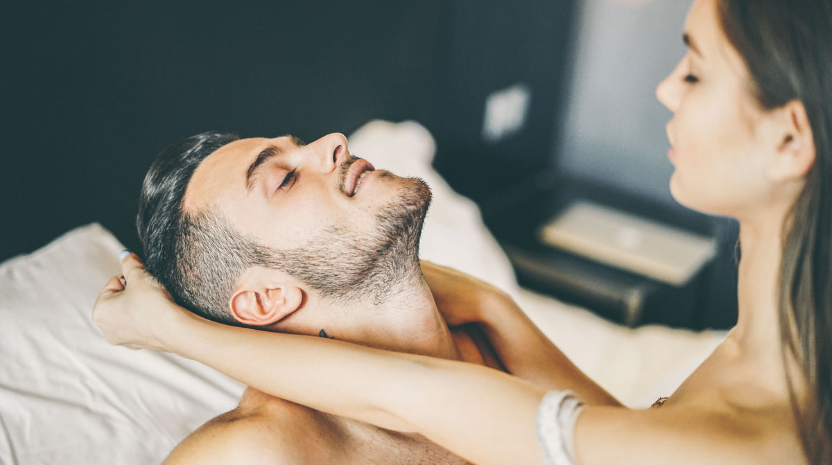 Young couple having sex with fantasies
